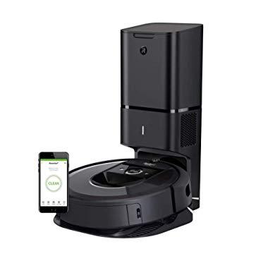 iRobot Roomba i7+ (7550) Robot Vacuum with Automatic Dirt Disposal- Wi-Fi Connected, Smart Mapping, Works with Alexa, Ideal for Pet Hair, Carpets, Hard Floors