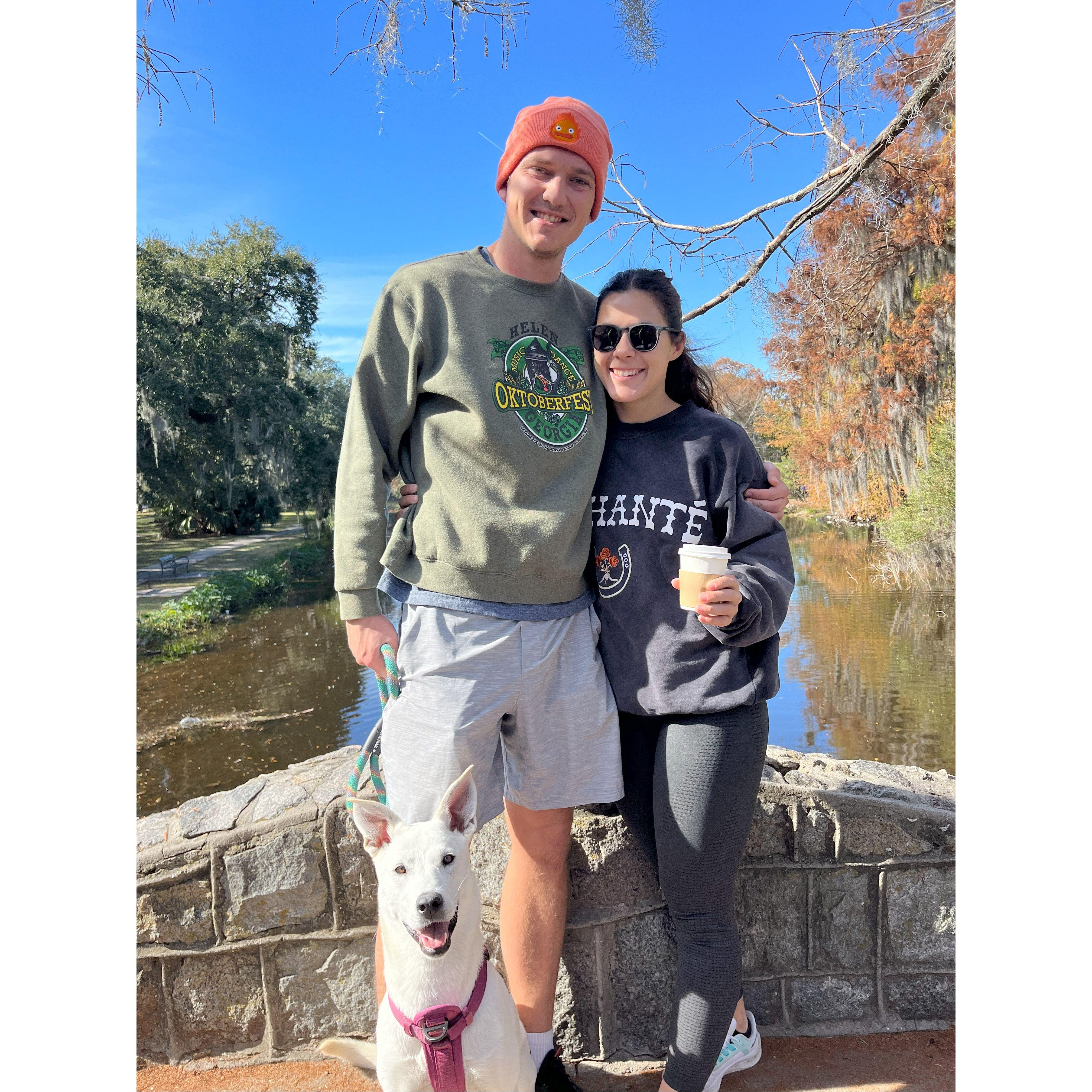 Our first holiday together in New Orleans