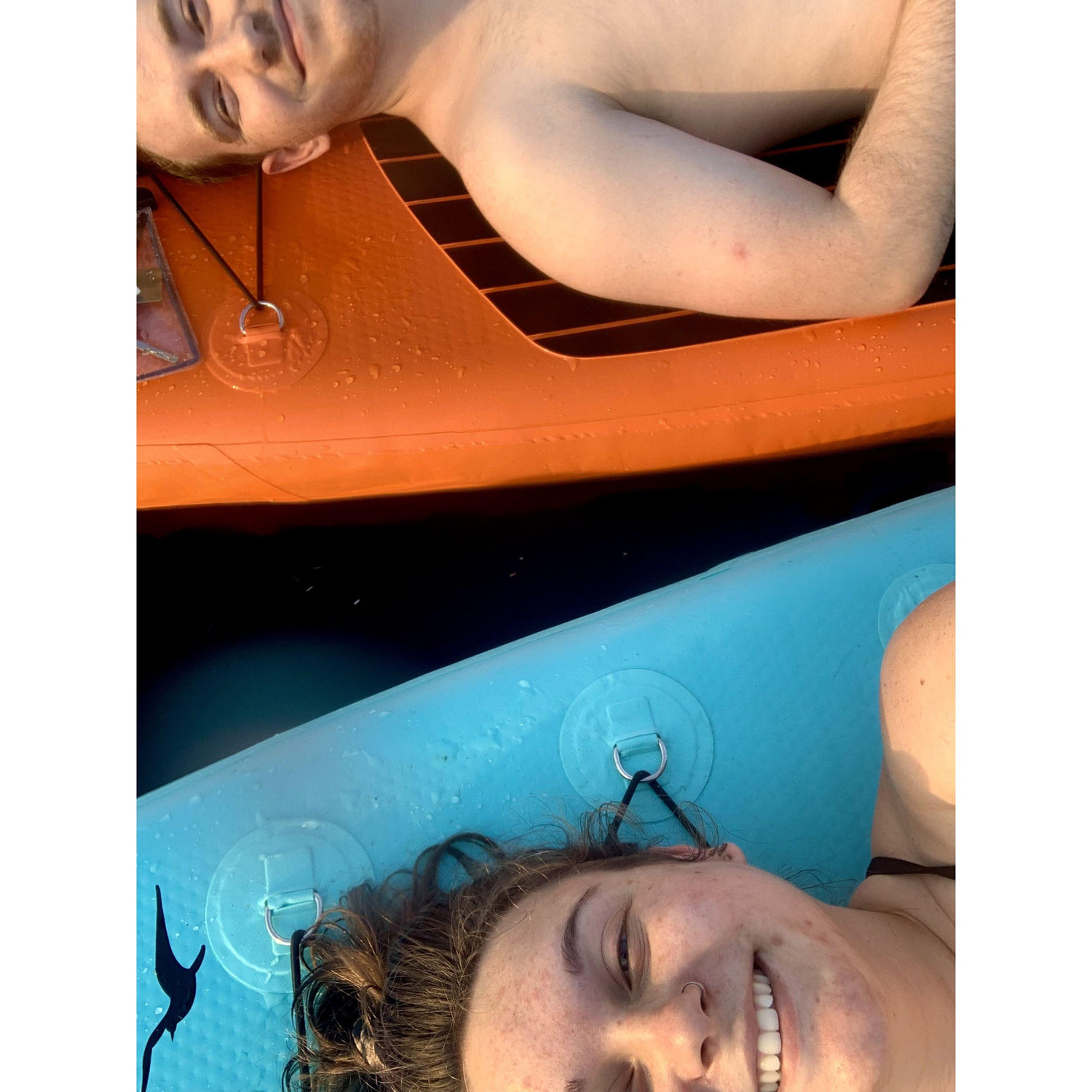 paddleboarding