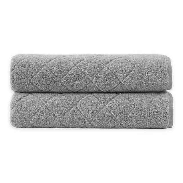 Enchante Home® Gracious Turkish Cotton Bath Sheets in Silver (Set of 2)