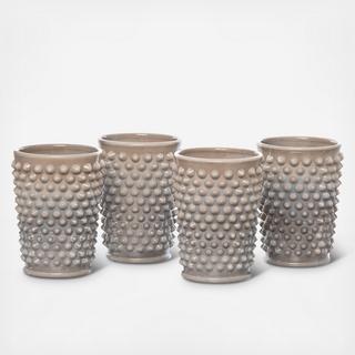 Gigi Hobnail Tumbler, Set of 4