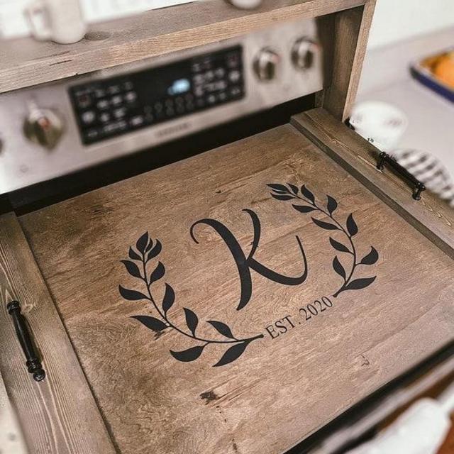 Noodle board | Stovetop Cover | Personalized Last Name | Wedding Gift | Housewarming gift | Oven Cover | Christmas Gift | Gift for Her |
