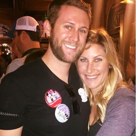 Our first photo together at the Kyle Stumble.
