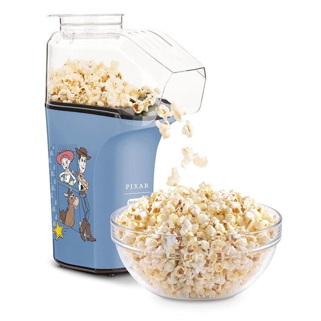 Disney Dash Fresh Pop Popcorn Maker - Oil-Free, Air Popcorn Popper - With Measuring Cup & Recipe Guide - Perfect for Movie Nights - 16 Cups, Toy Story