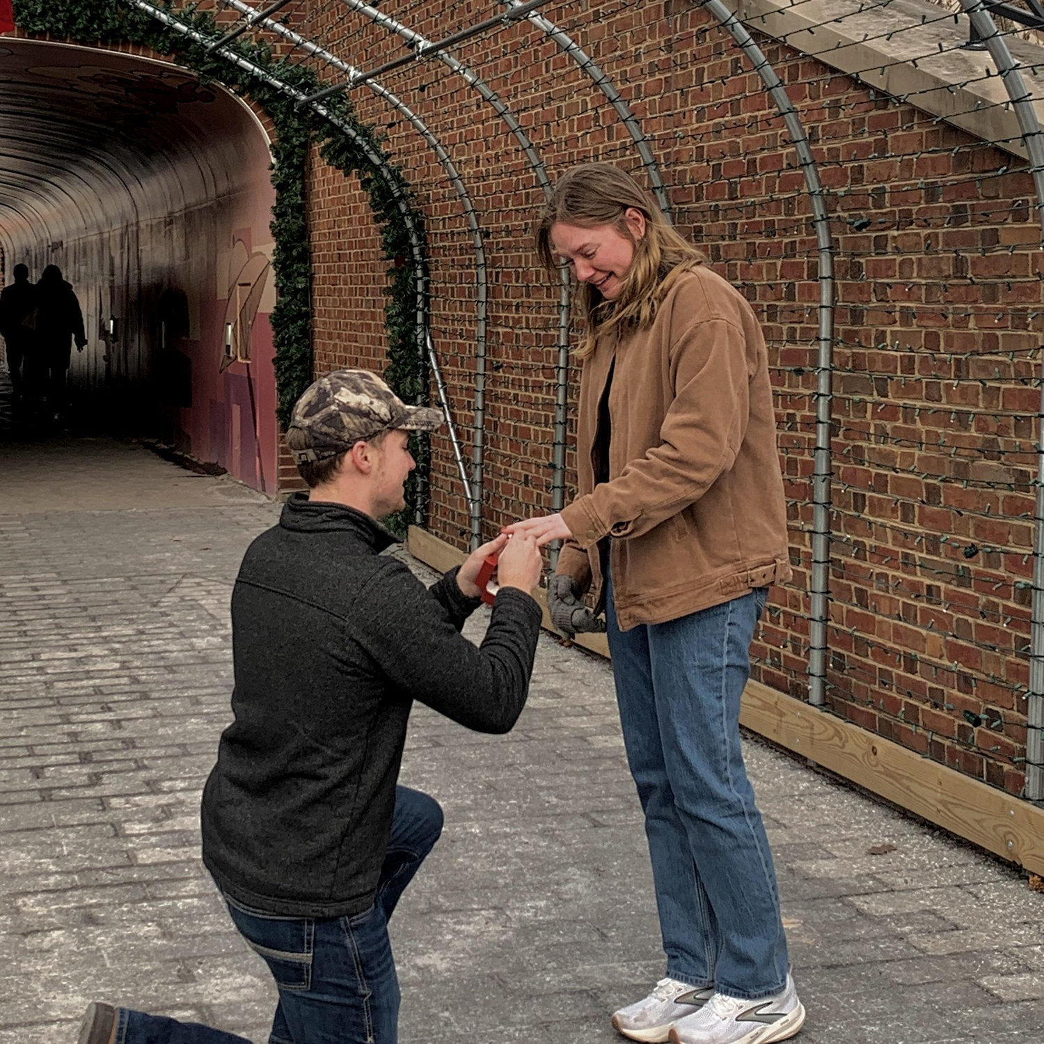 The moment she said "I Do!"