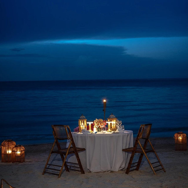 Romantic Dinner On The Beach