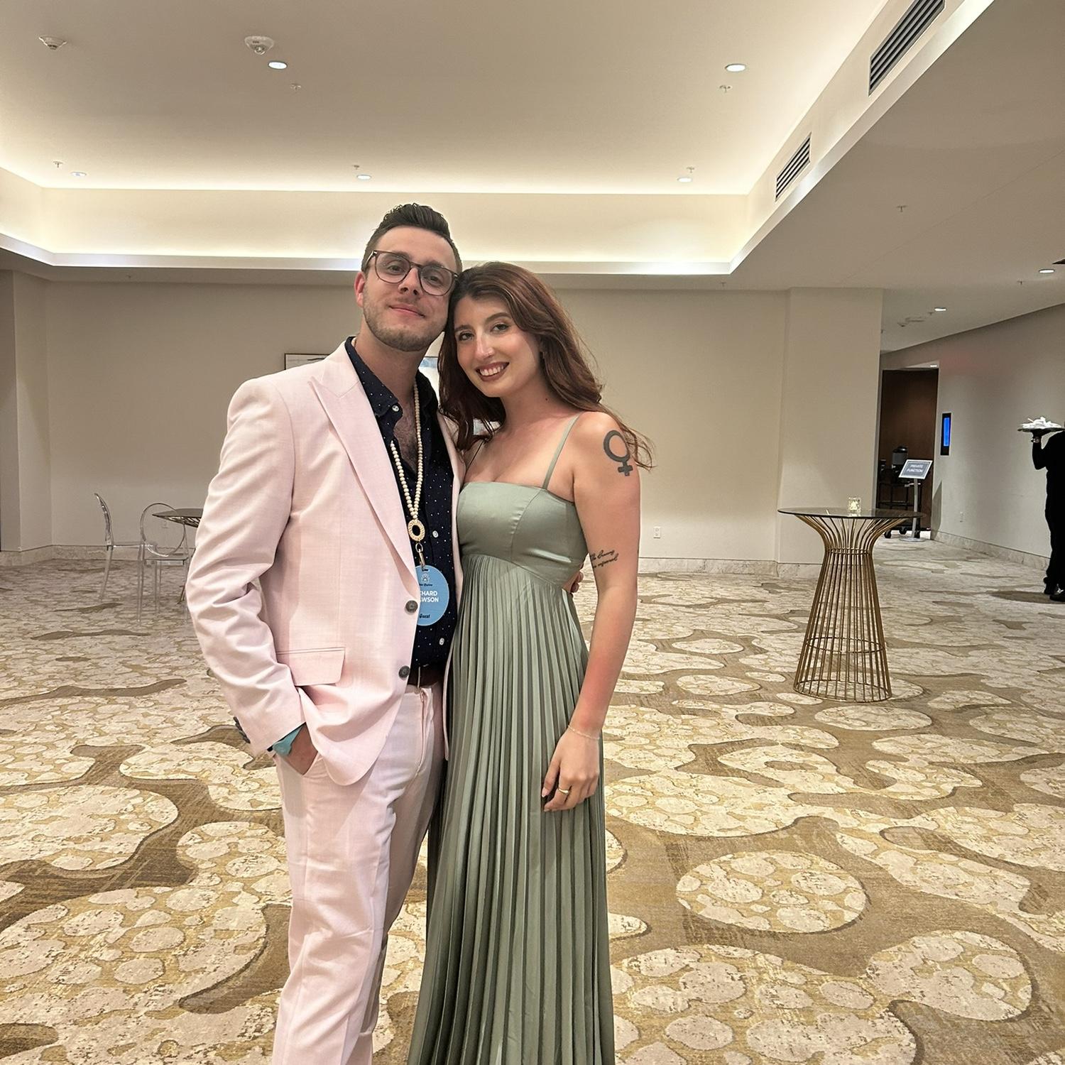 Isa's sales incentive trip to the JW Resort at Marco Island, culminating in a gala where Rick looked like he was starring in Miami Vice.