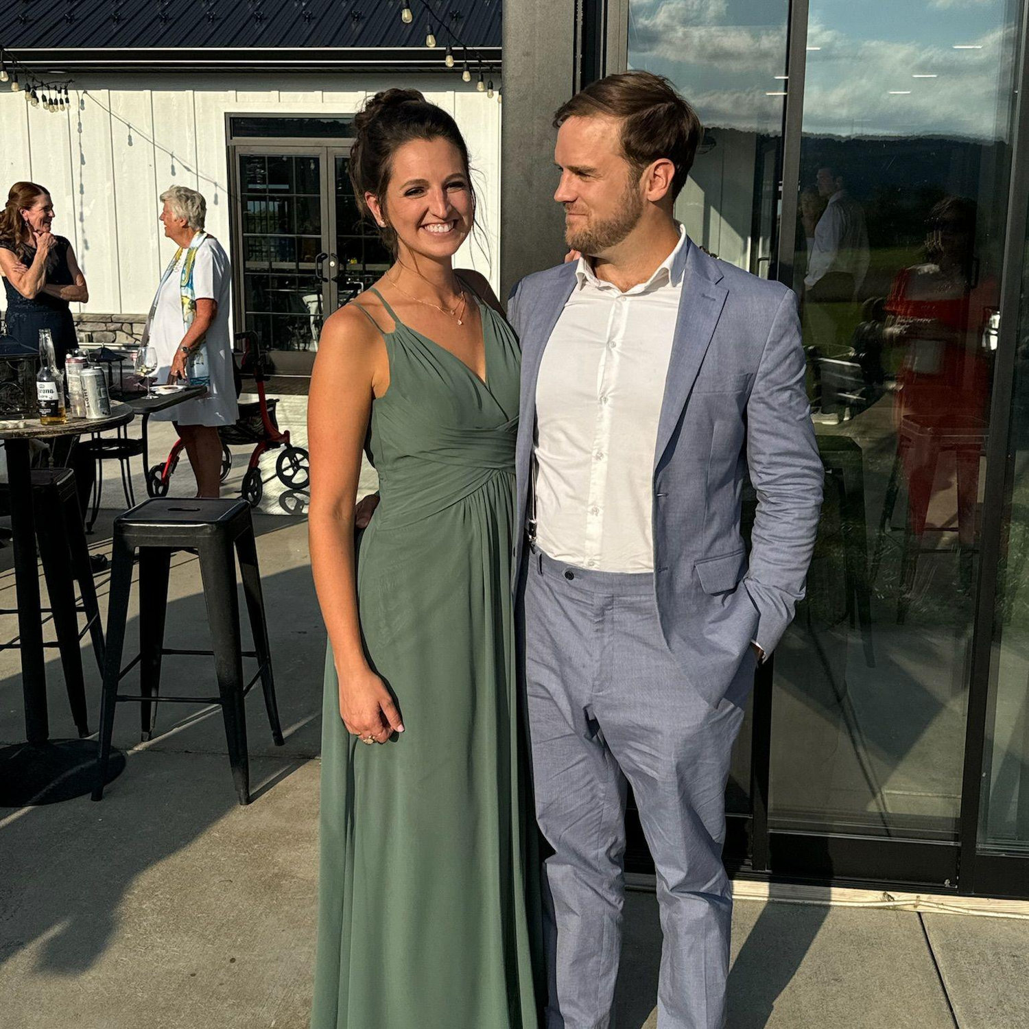 Celebrating Bridesmaid Lara & Bjorn's amazing wedding in Winchester VA. Cam pictured here making his own future wedding plans...