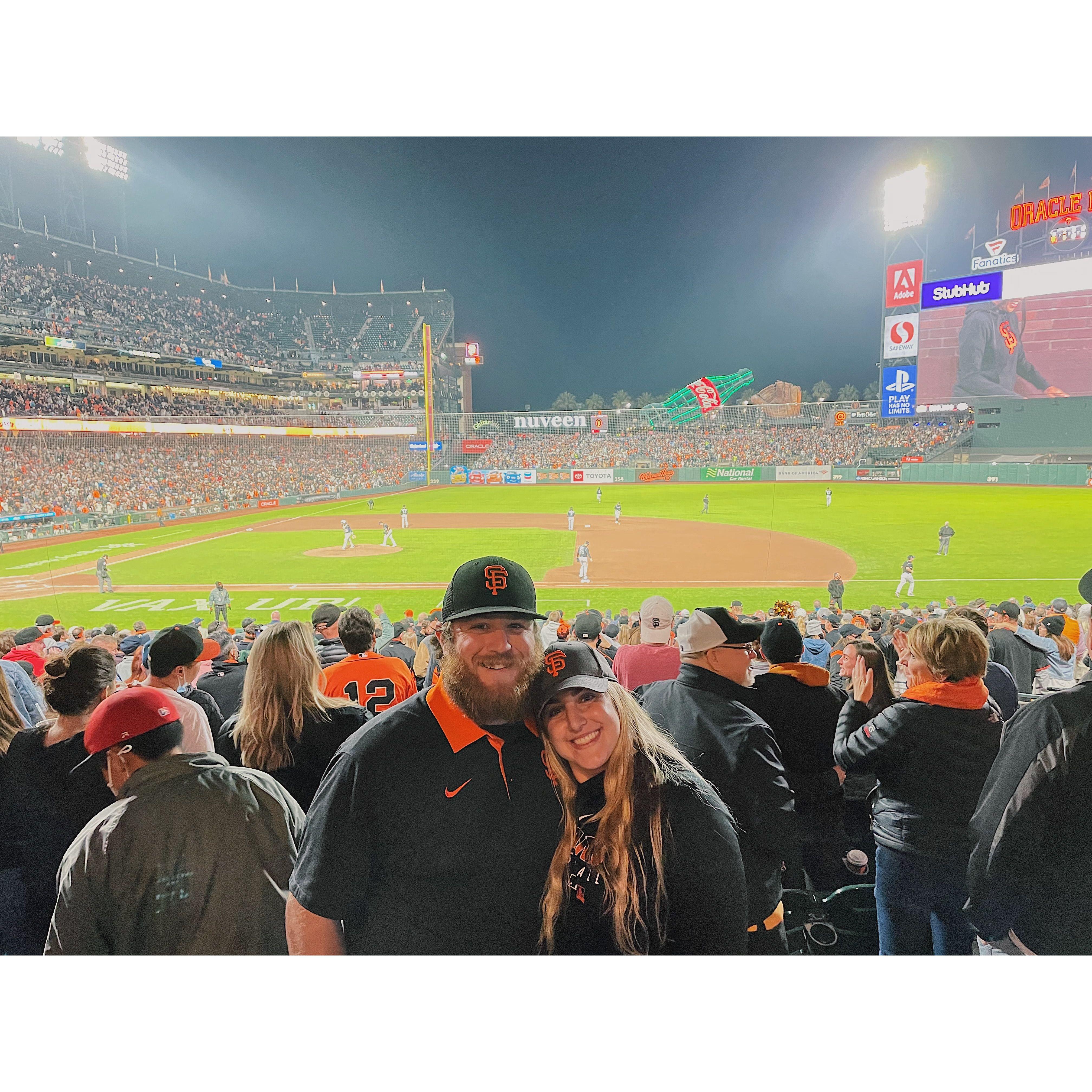 We LOVE the Giants!! San Francisco, CA 2021