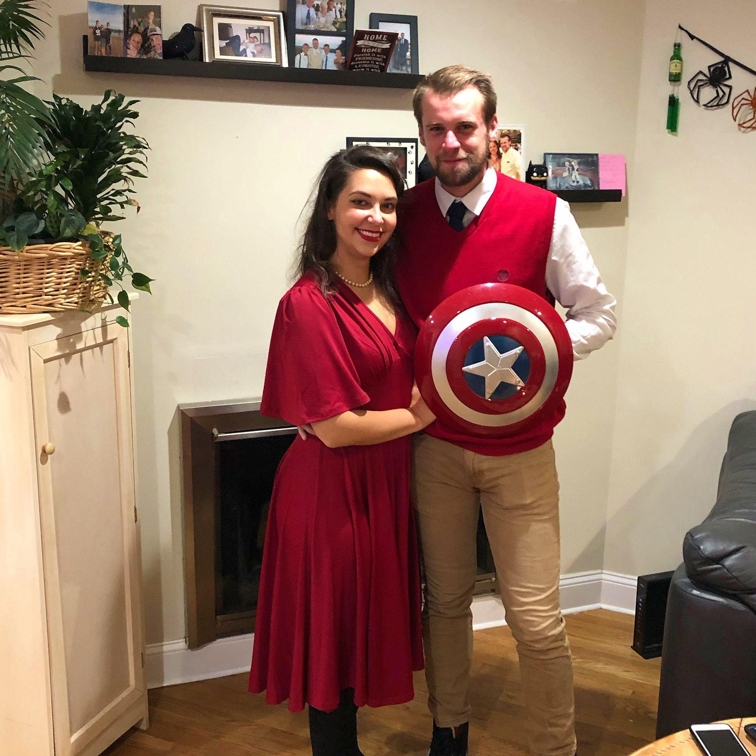 First Halloween together as Steve Rogers and Peggy Carter.
