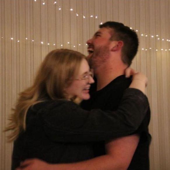 Dancing after a memorable meal for valentines