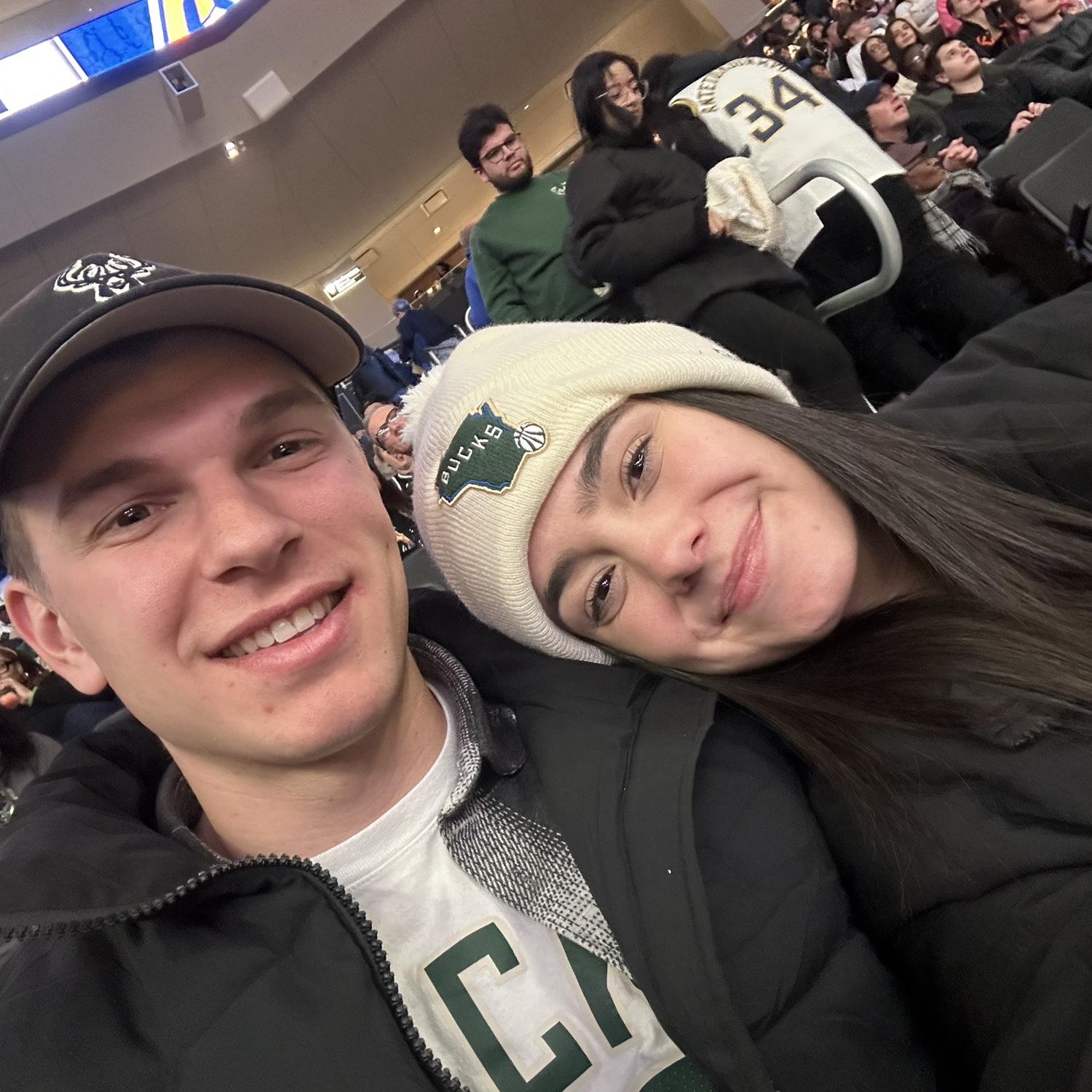 Went to a bucks game for my 24th birthday