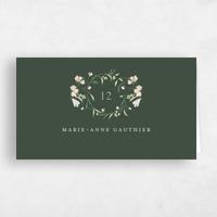 Green Wedding Place Card - Mirtillo