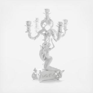 Burlesque Mermaid 5-Arms Candle Holder