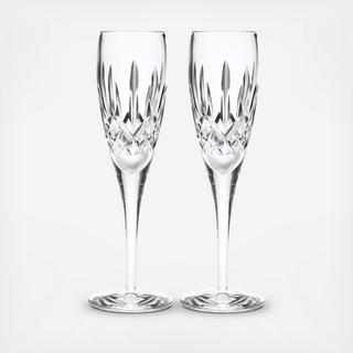 Lismore Nouveau Champagne Flute, Set of 2