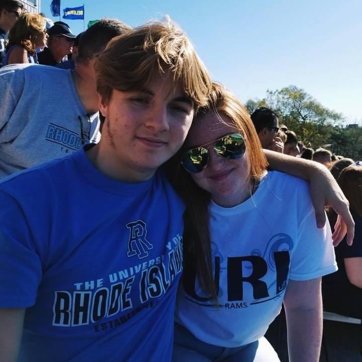 Freshman year of URI, first college football game with Kate and Matt