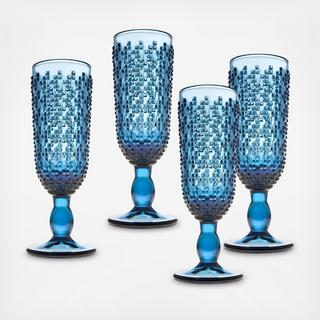 Alba Champagne Flute, Set of 4
