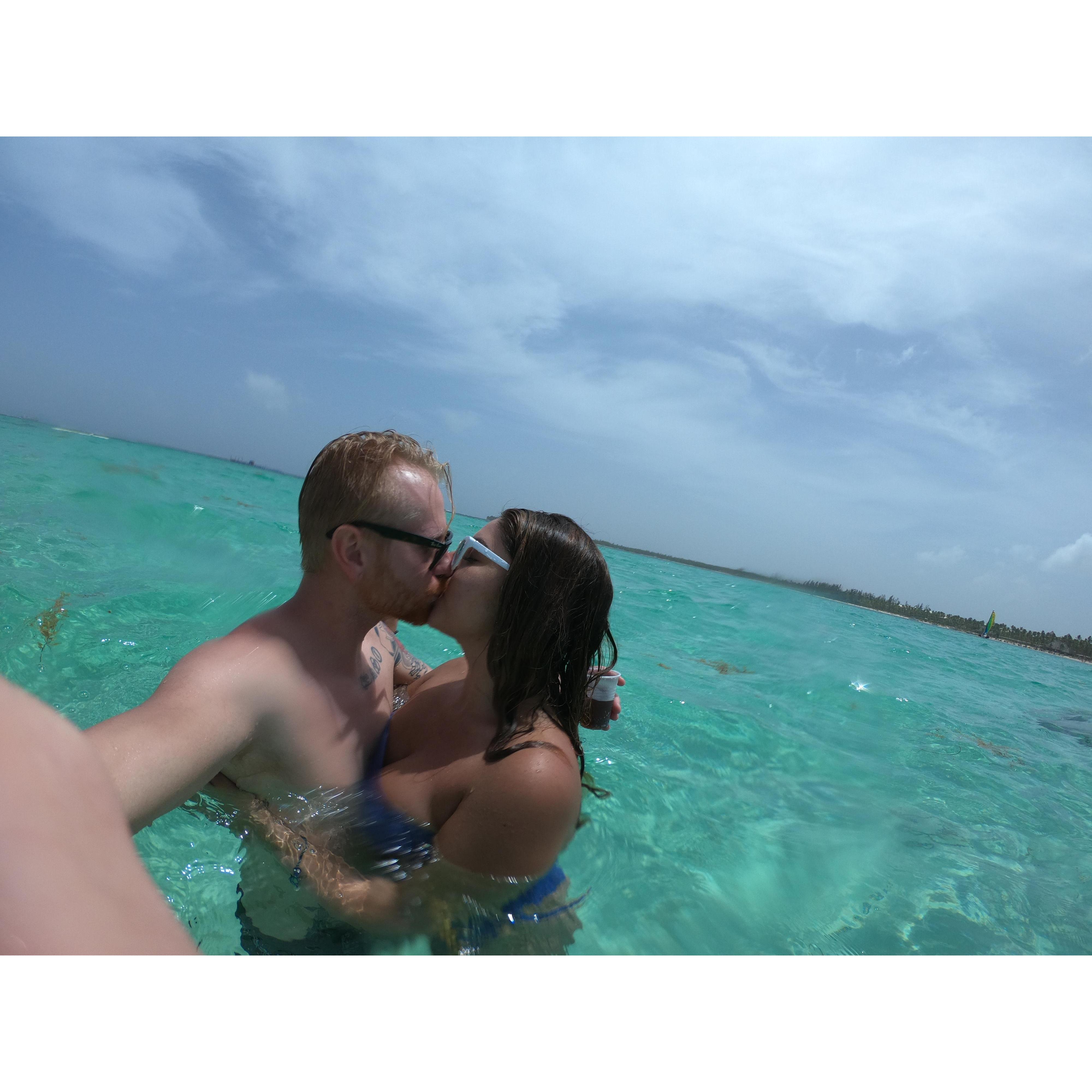 Nothing like drinking jack and cokes in the middle of the Caribbean ocean