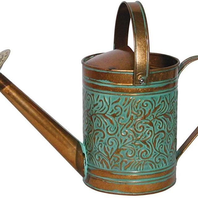 Robert Allen Home & Garden Robert Allen MPT01186, Vintage Copper Morgan Metal Watering Can, 1 Gallon