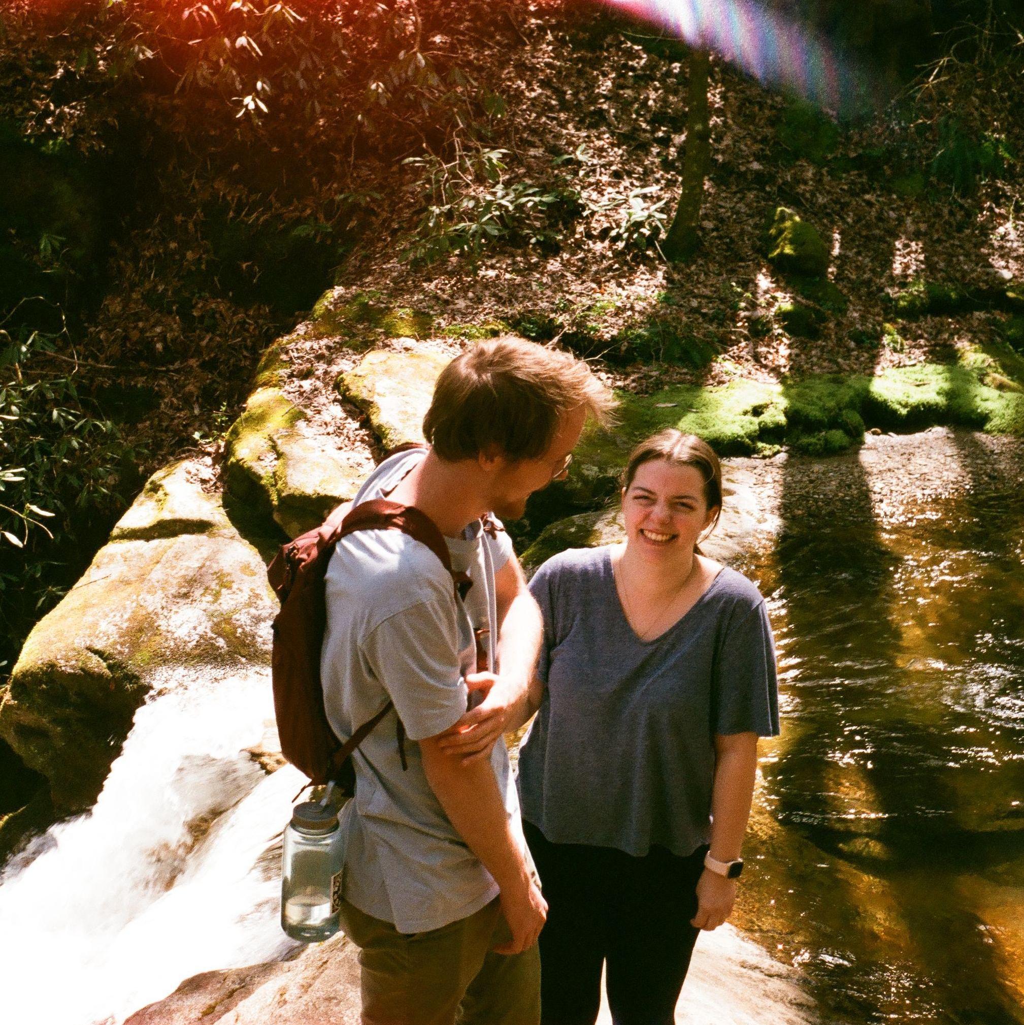 Hiking at Raven Cliff Falls
(Photo by the one and only Jimmy Lim)