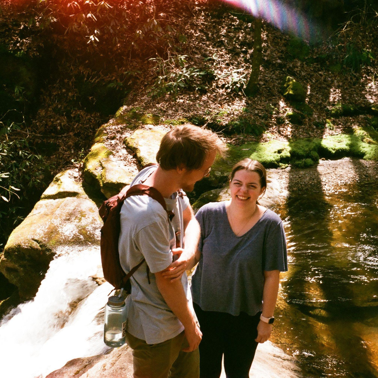Hiking at Raven Cliff Falls
(Photo by the one and only Jimmy Lim)