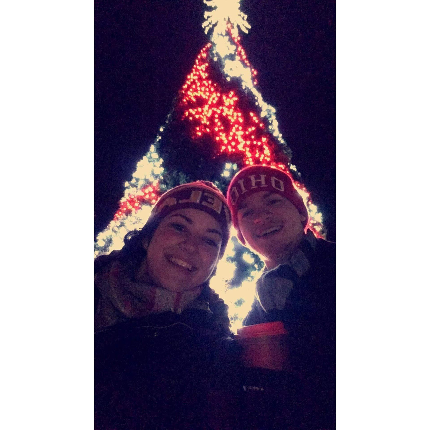 Christmas lights at the Columbus Zoo and Aquarium make a wonderful date night
