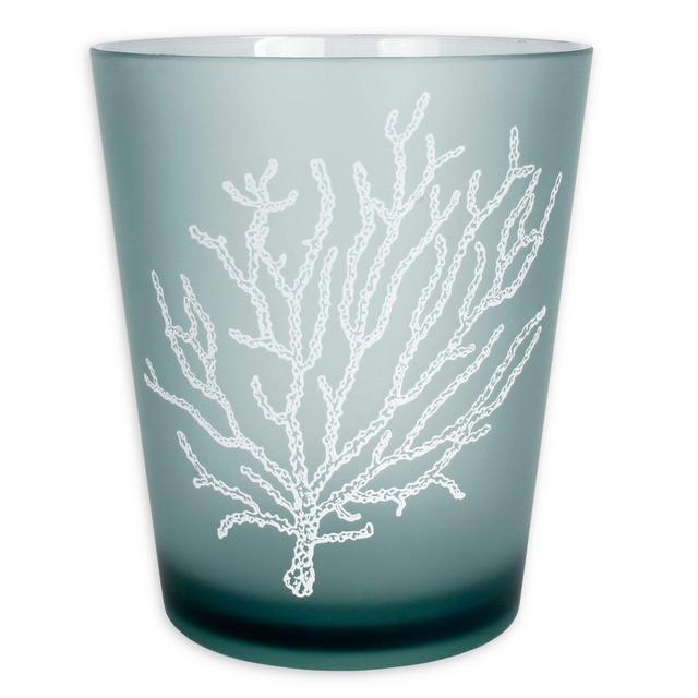 Saturday Knight Coral Reef Wastebasket in Aqua