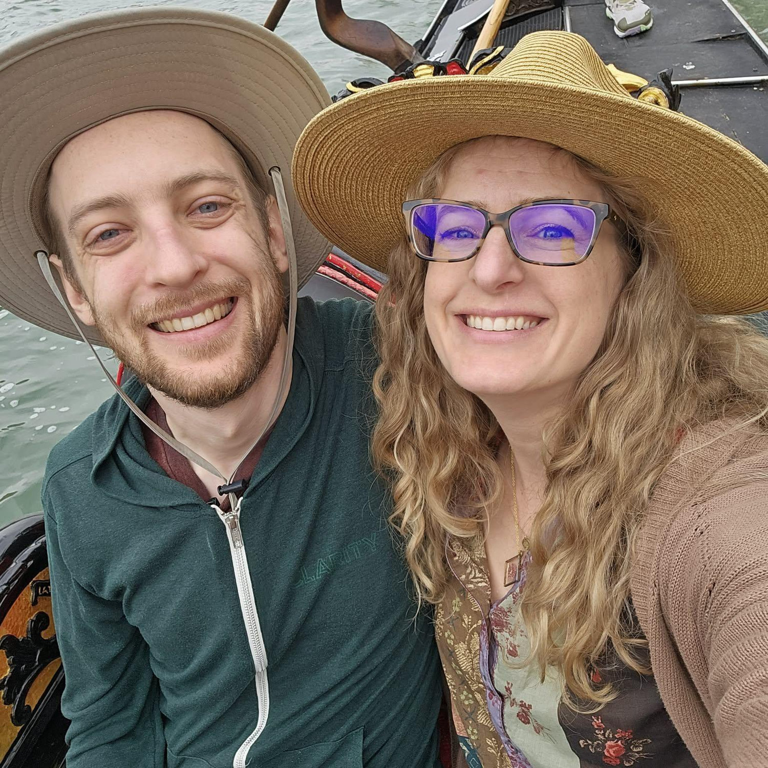 Checking off a bucket list item: taking a gondola ride in Venice, Italy