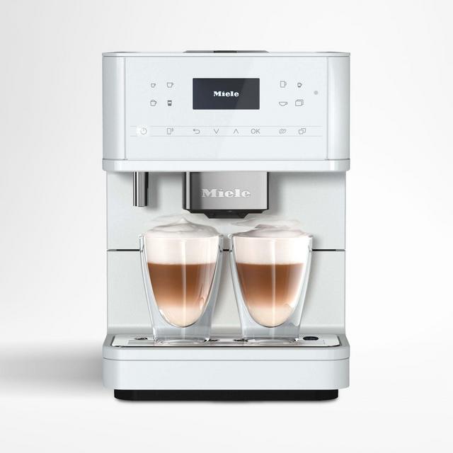 Miele CM6160 White Lotus Countertop Coffee and Espresso Machine with MilkPerfect