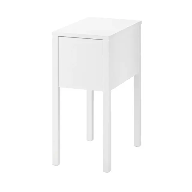 NORDLI Nightstand, white, 11 3/4x19 5/8 "