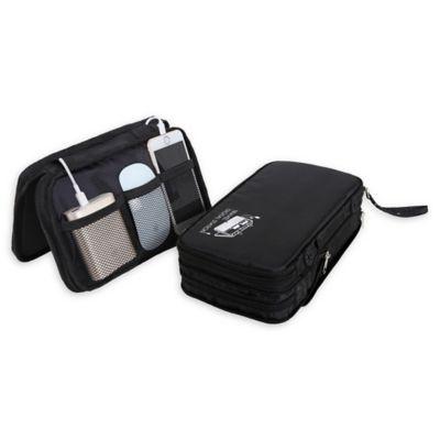 Travel Fusion™ Electronics Travel Organizer in Black/Grey