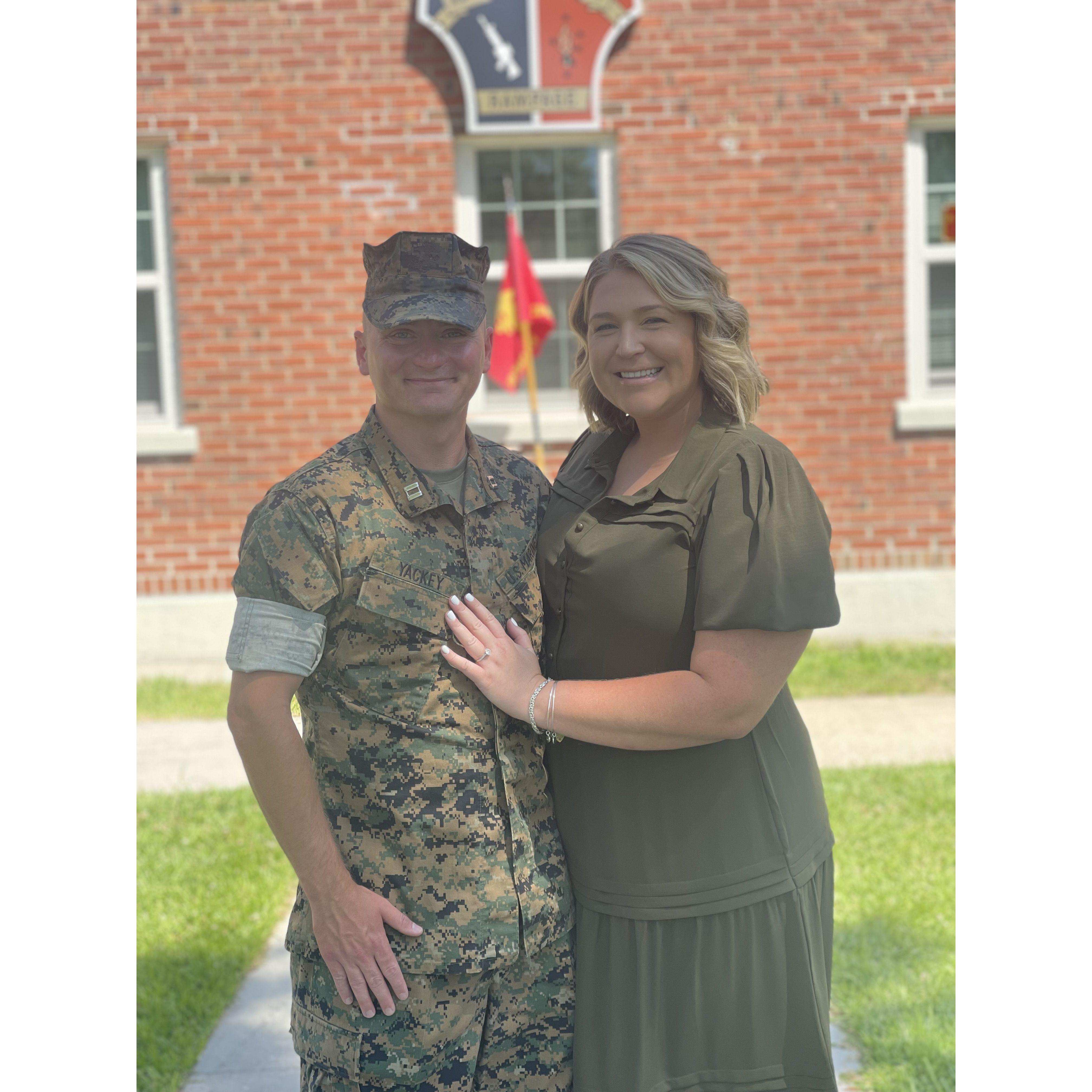 June 2024 | Change of Command in NC - time to move to CA!