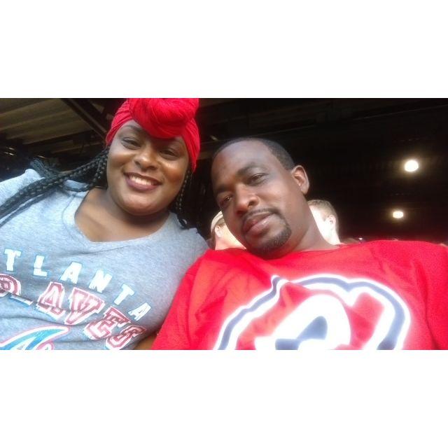 Our 2nd date at a Braves game.
