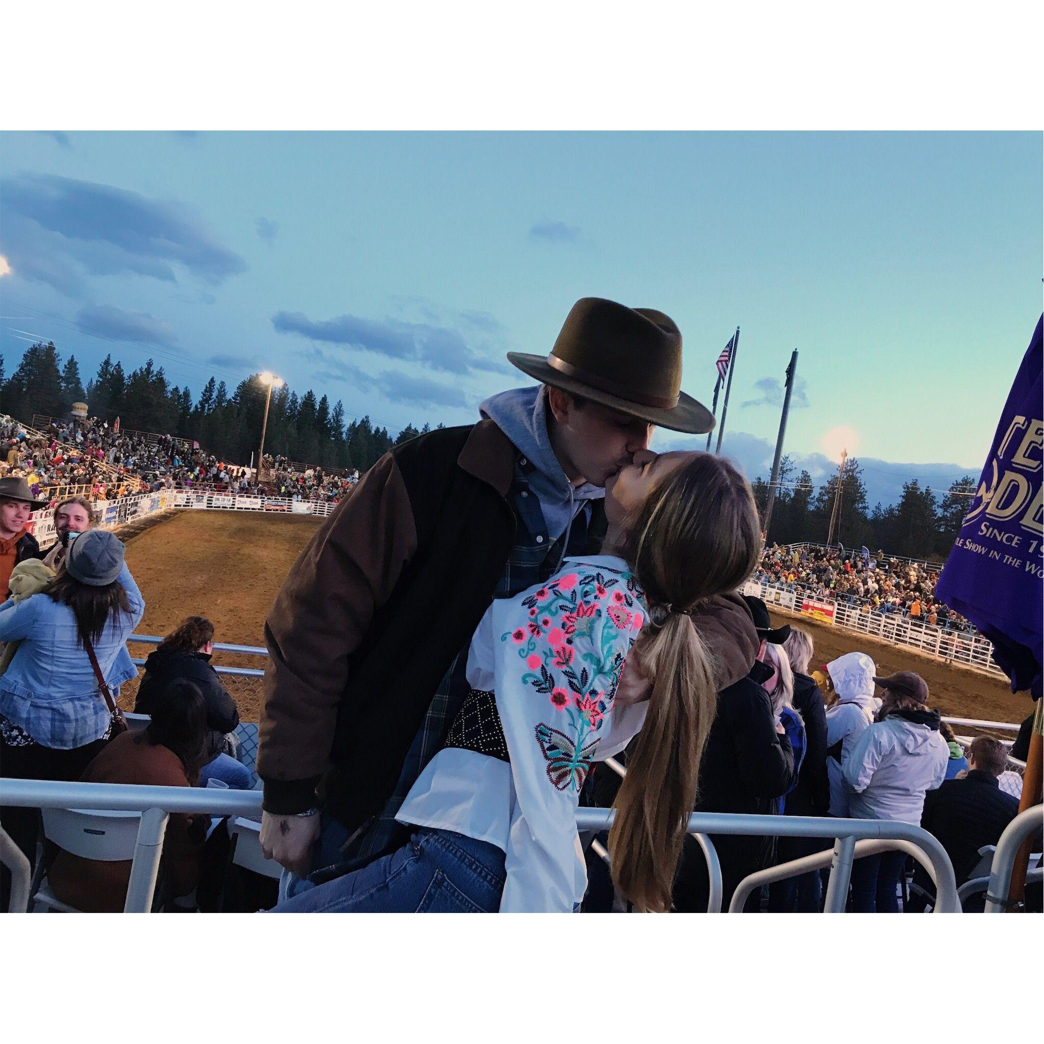 Quite literally Shannon's "first rodeo" in Sisters, OR!