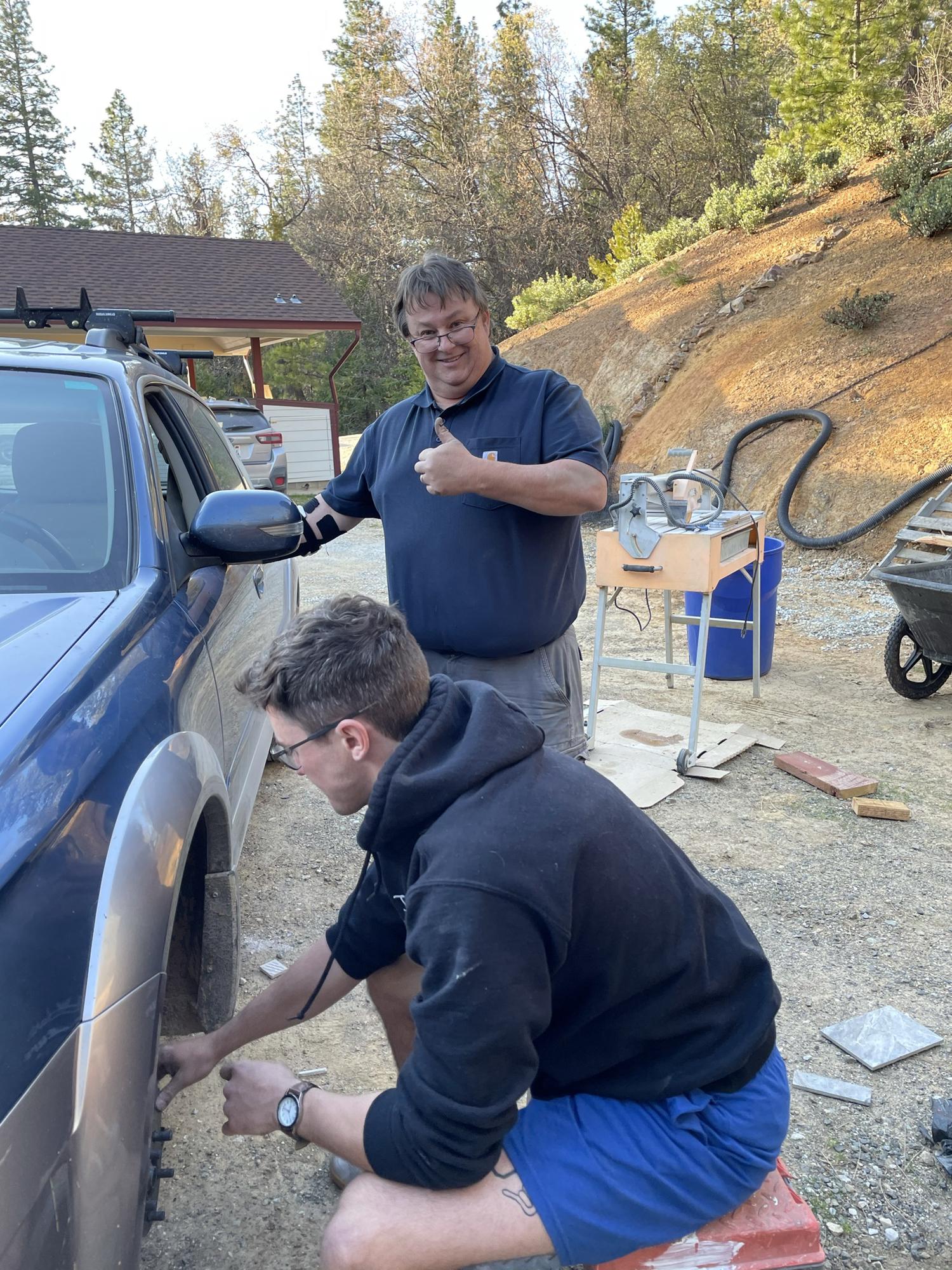 Tanner getting the stamp of approval from the old man❤️