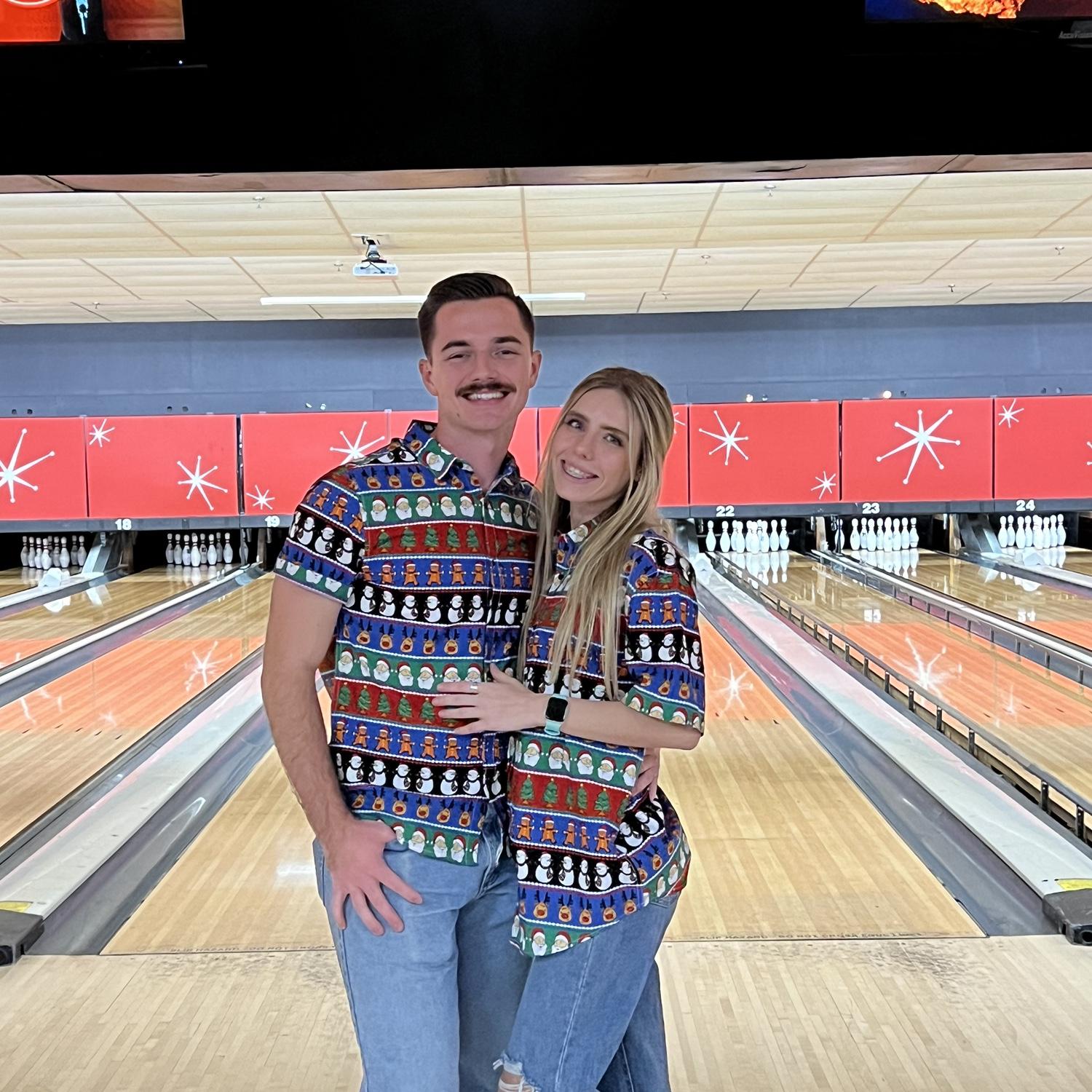 What can we say? We just love the cringey matching!