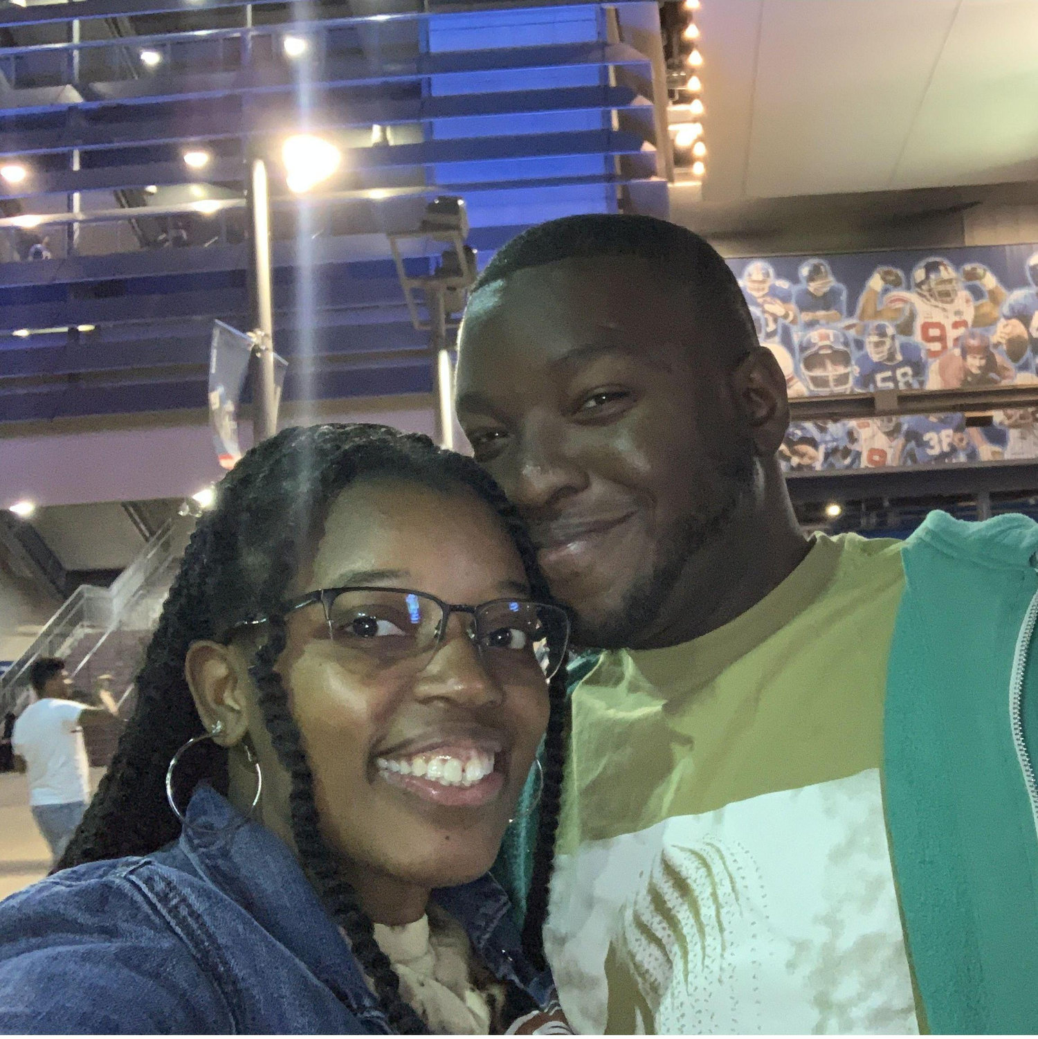 September 2022: Our first NFL game! Cowboys vs. Giants