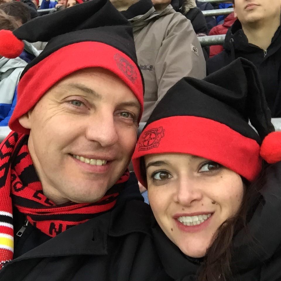 Xmas in Cologne, 2014
Lucinda's 1st Football match! (Leverkrusen vs Frankfurt)