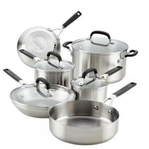 KitchenAid Stainless Steel 10-pc. Cookware Set