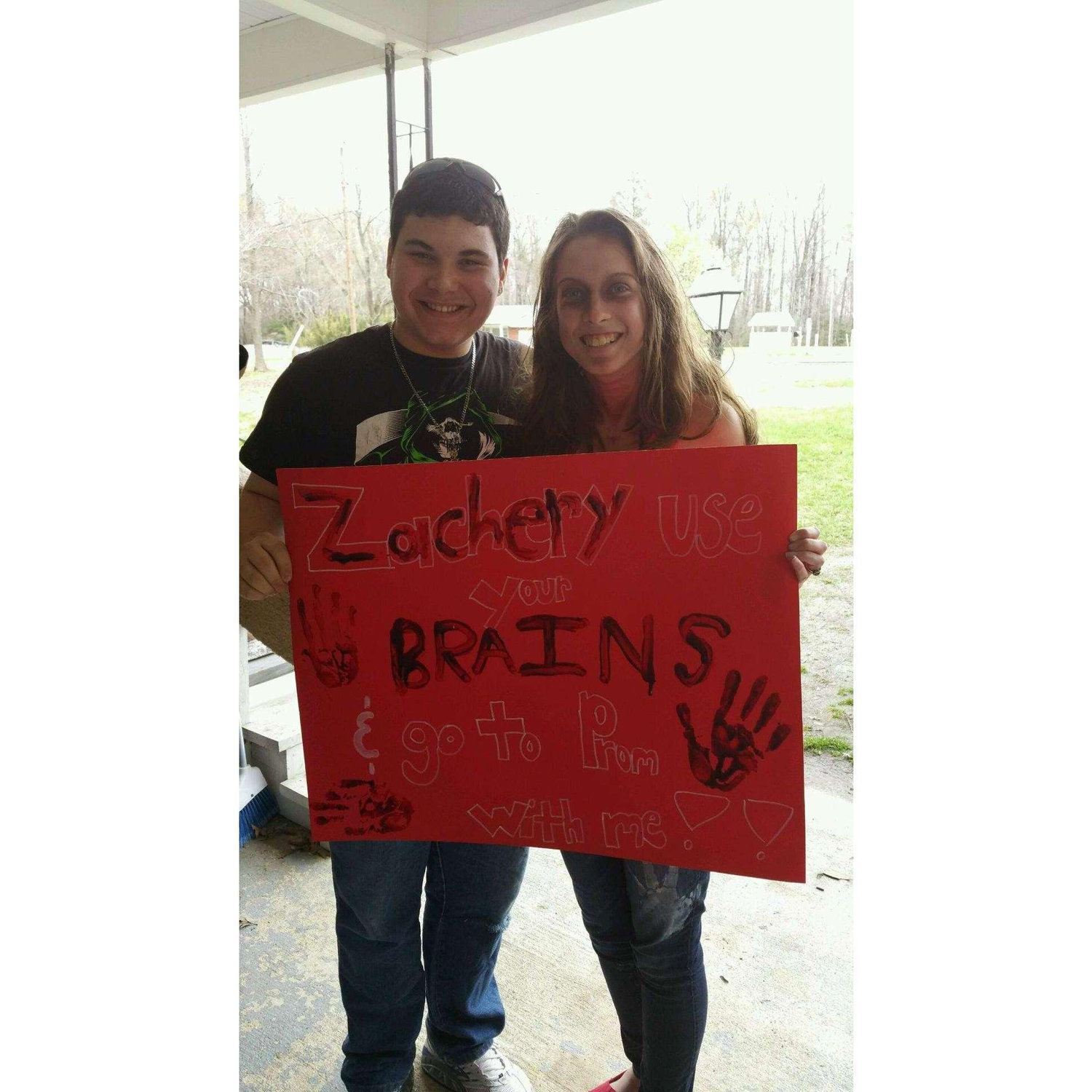 Taylor asking Zachery to Prom in 2015