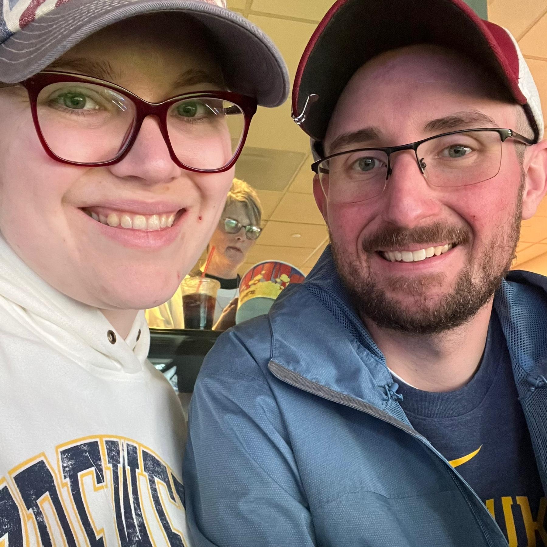 We love going to baseball games for the cheese curds and dippin dots!