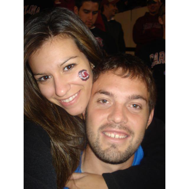 Carolina football games will always be a special thing for us! (Sometime in the Fall of 2009)