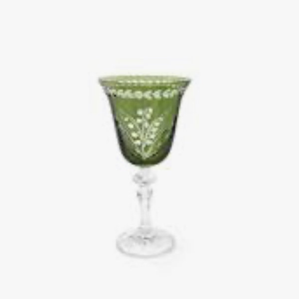 Seferî Lily of the Valley Wine Glass - Set of 6