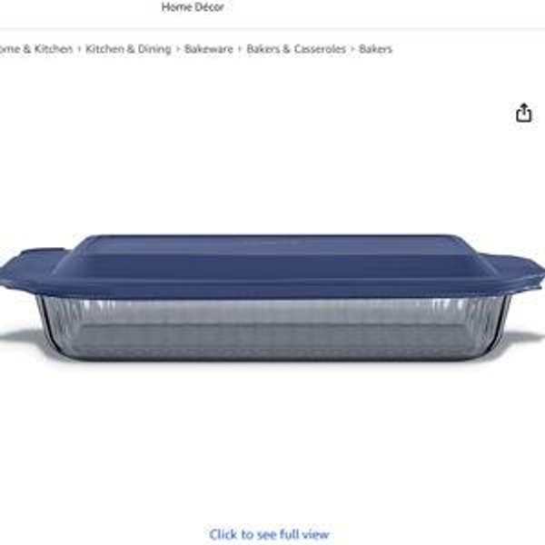 Pyrex Colors Tinted (9x13) Glass Baking Dish with BPA-Free Lid, Oblong Bakeware Glass Pan For Casserole & Lasagna, Dishwasher, Freezer, Microwave and Pre-Heated Oven Safe, Smoke