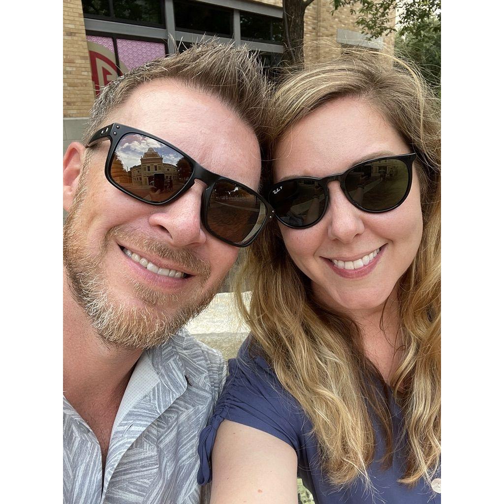 Bradley flew to see me for 2 days during 4th of July while I was in Army training