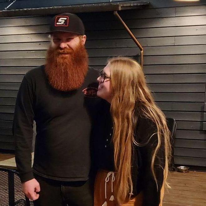 Aubri's 23rd birthday at Burial. What's more impressive- the length of Haden's beard, or the length of Aubri's hair? February 2024