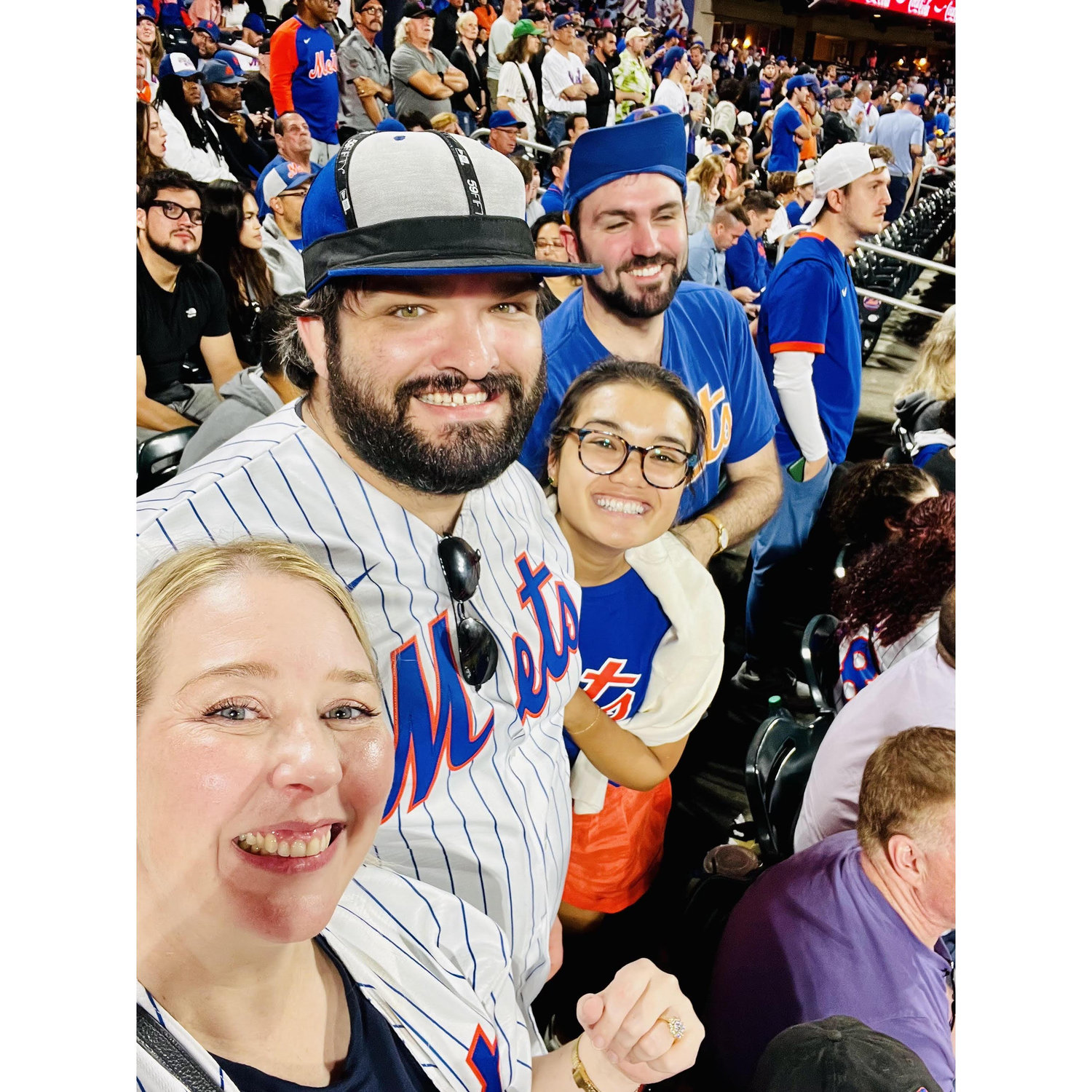 Mets game with Mark and Elyse <3