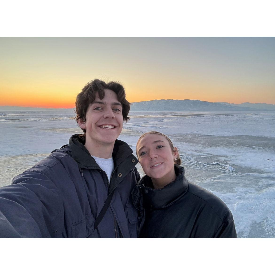 Joseph loves sunset..... so does Madison
