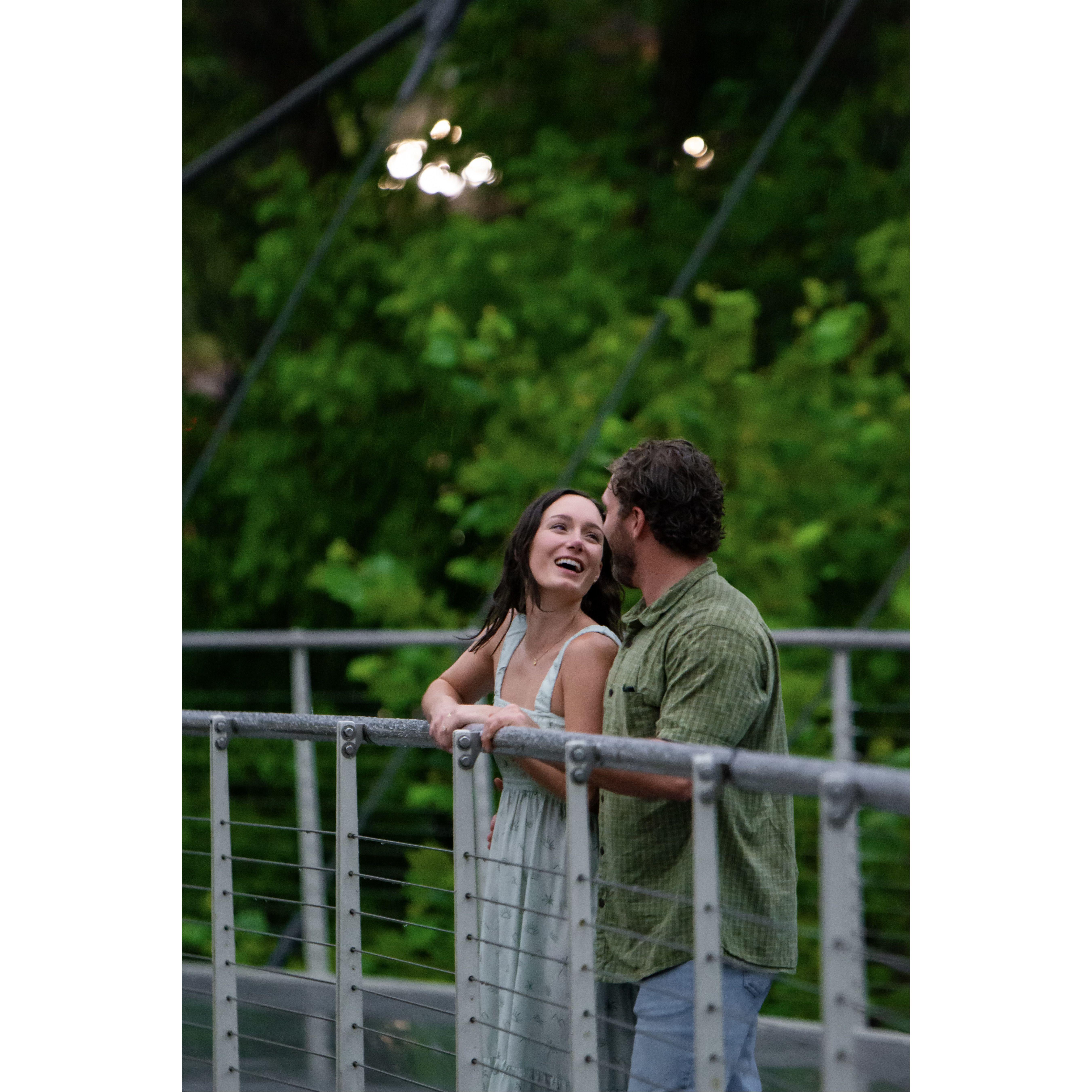 When we got engaged!