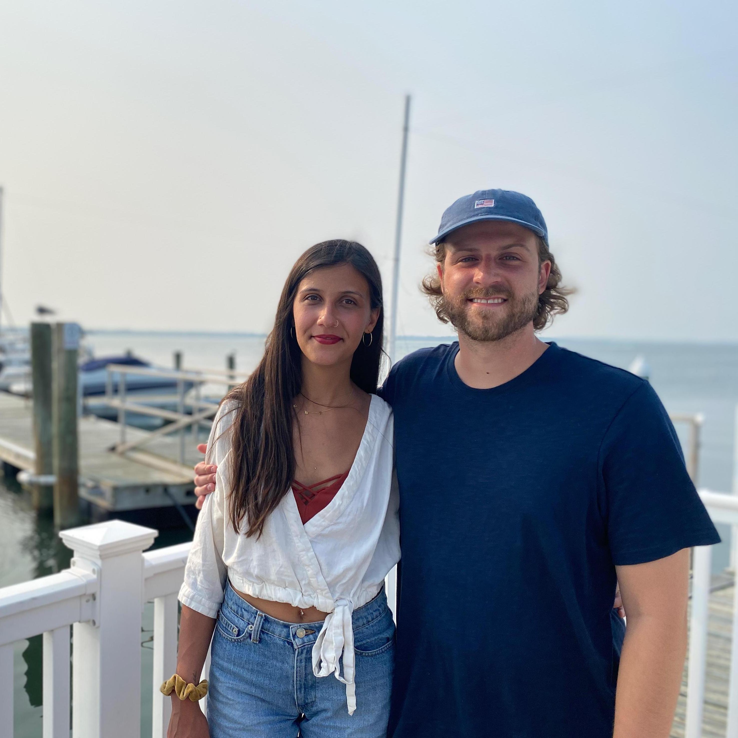 July 2021. Lily and Matt in Cape May.